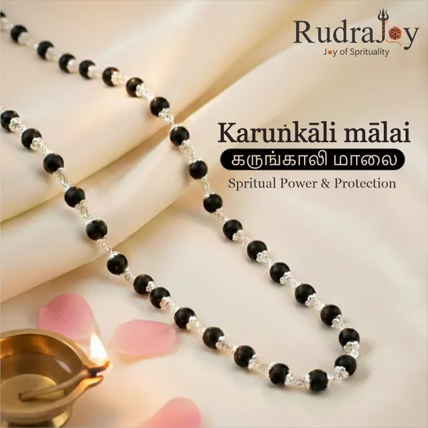 Abhimantrit_Karungali_Mala_(8mm_Silver_Capped)