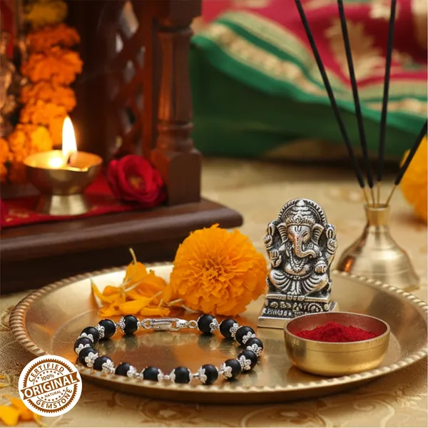 Original_Karungali_Bracelet_(8mm)_Silver_Capped_|_Abhimantrit