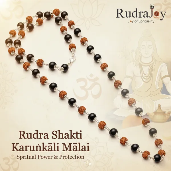 Rudrashakti_Karungali_Mala_(8mm_Silver_Capped)