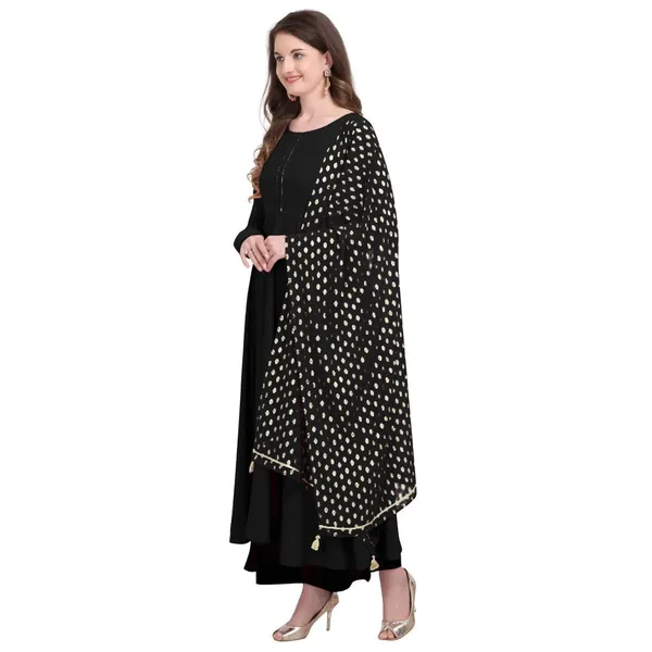 Black_Crepe_Kurti_&_Dupatta_Set_For_Women