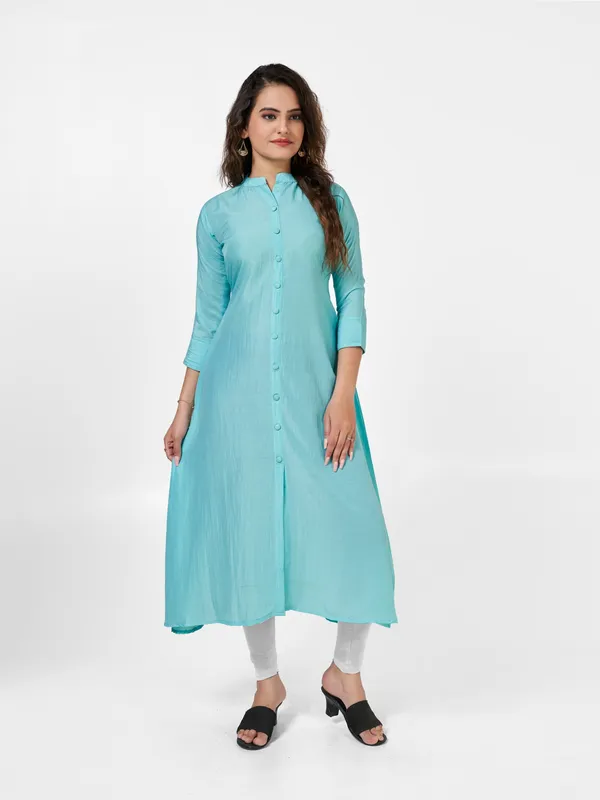 Bottle_Green_Parampara_Kurti_For_Women