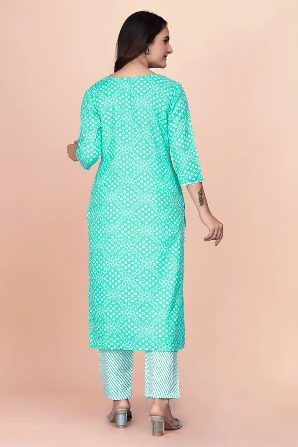 Sky_Cotton_Blend_Kurti_Pant_Set_For_Women_