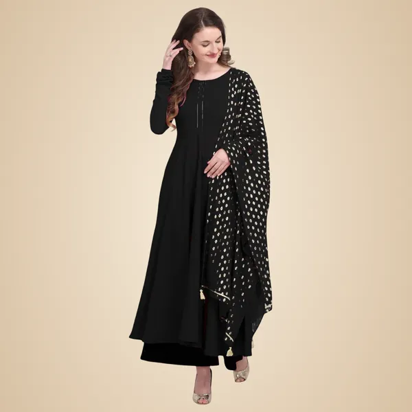 Black_Crepe_Kurti_&_Dupatta_Set_For_Women