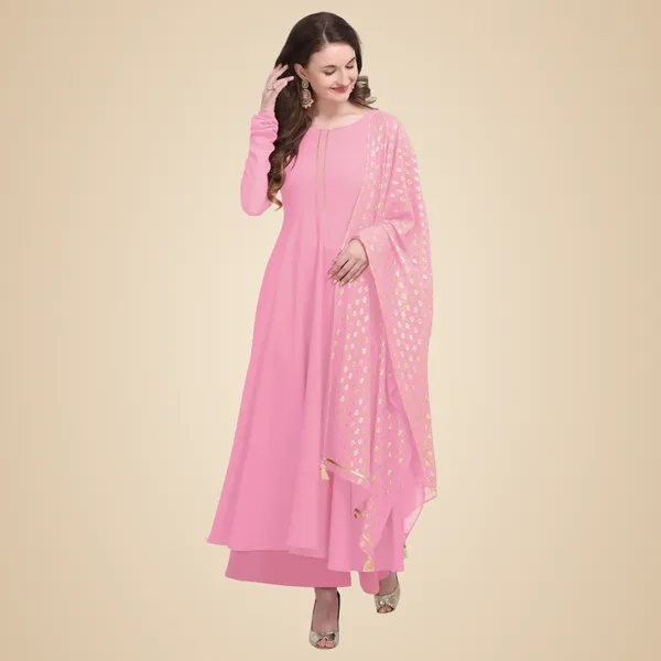 Baby_Pink_Crepe_Kurti_&_Dupatta_Set_For_Women