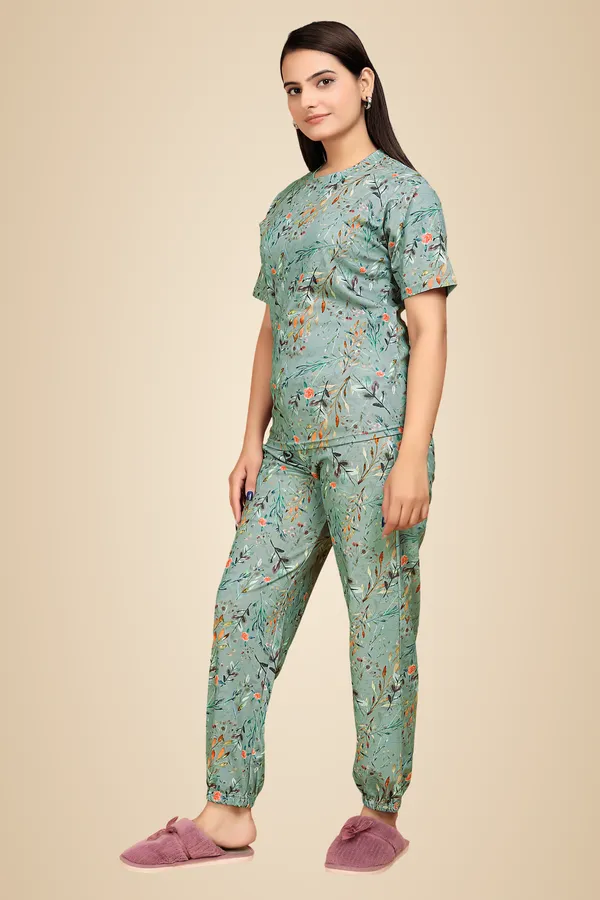 Mint_Green_Lycra_Night_Suit_For_Women