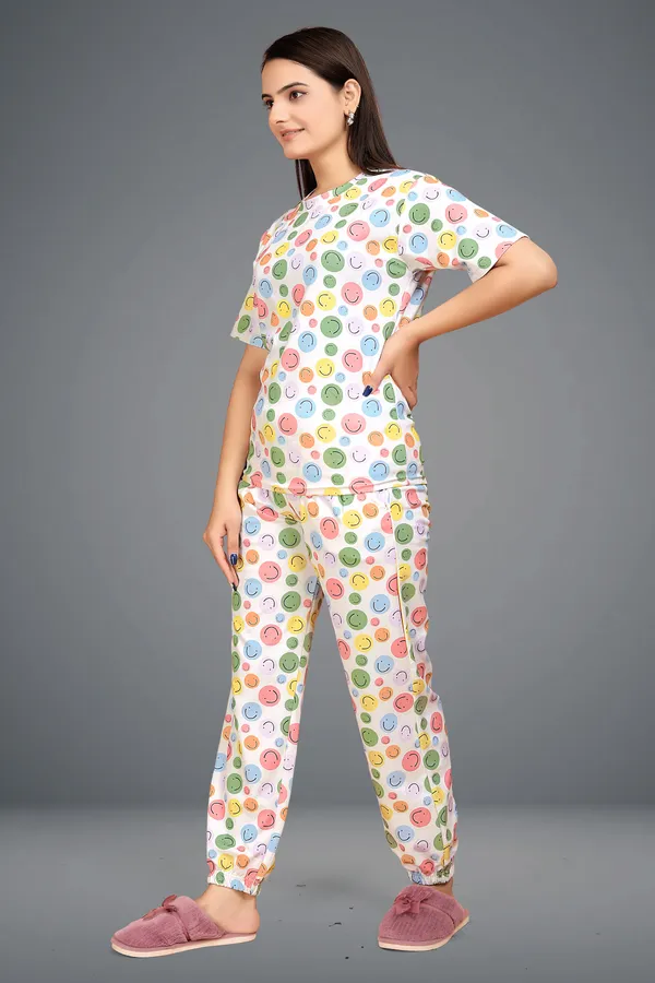Multicolour_Lycra_Night_Suit_For_Women