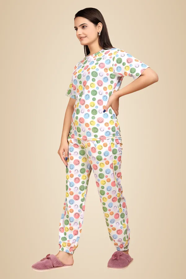 Multicolour_Lycra_Night_Suit_For_Women
