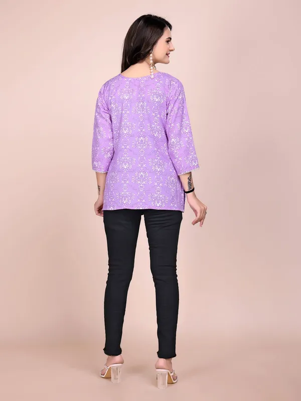 Purple_Rayon_Slub_Tunic_Top_For_Women