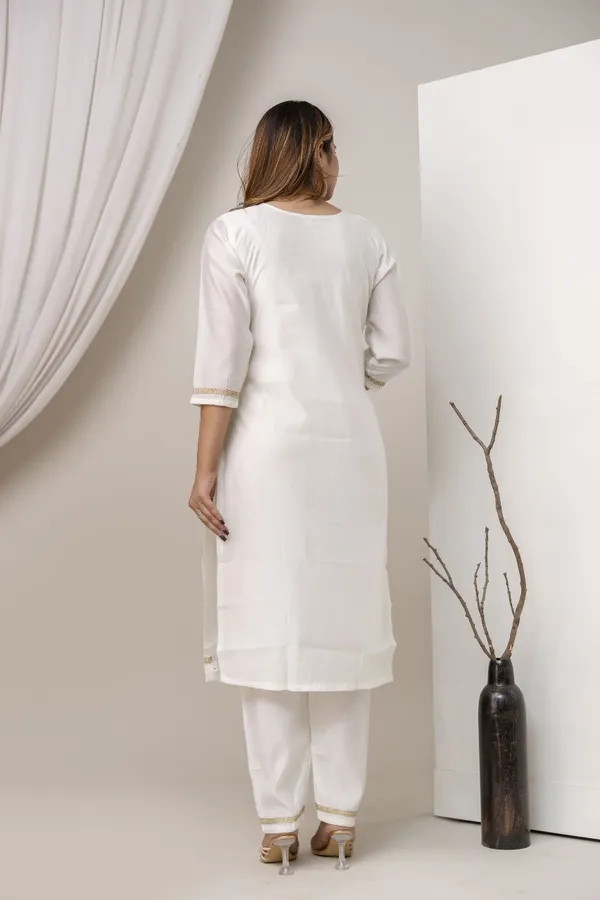 White_Pure_Roman_Silk_Kurta_Pant_&_Dupatta_For_Women