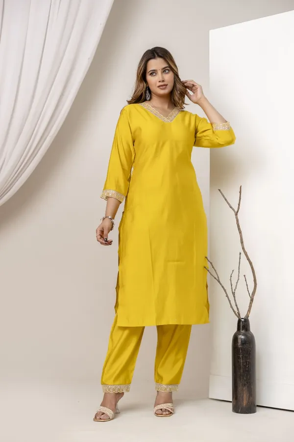 Yellow_Pure_Roman_Silk_Kurta_Pant_&_Dupatta_For_Women