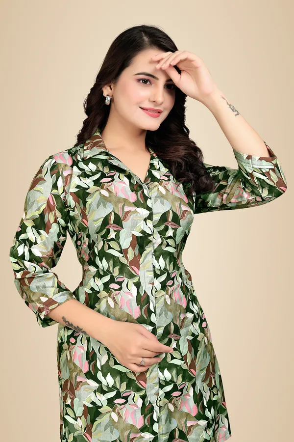 Green_Rayon_Slub_Co_Ord_Set_For_Women