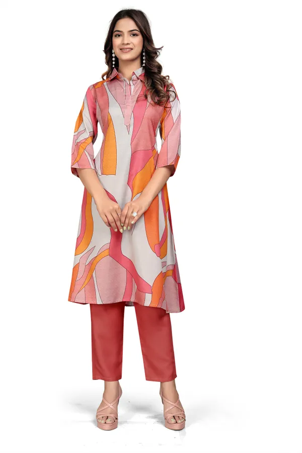 Pink_Rayon_Slub_Co_Ord_Set_For_Women