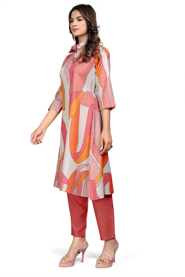 Pink_Rayon_Slub_Co_Ord_Set_For_Women