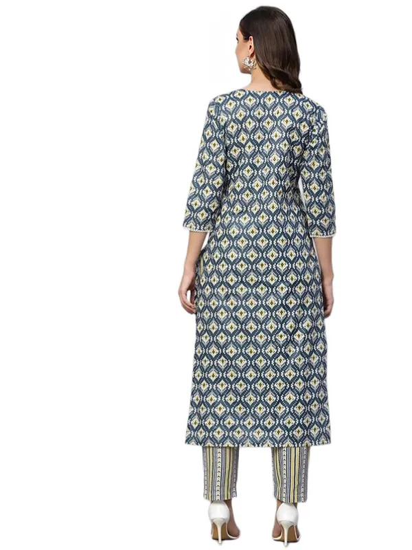 Rama_Cotton_Blend_Kurti_Pant_Set_For_Women