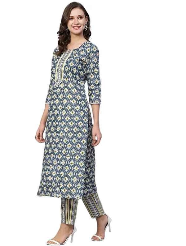 Rama_Cotton_Blend_Kurti_Pant_Set_For_Women
