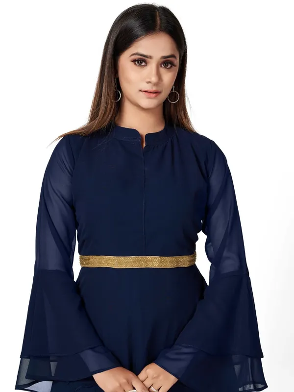 Navy_Blue_Georgette_Gown_For_Women