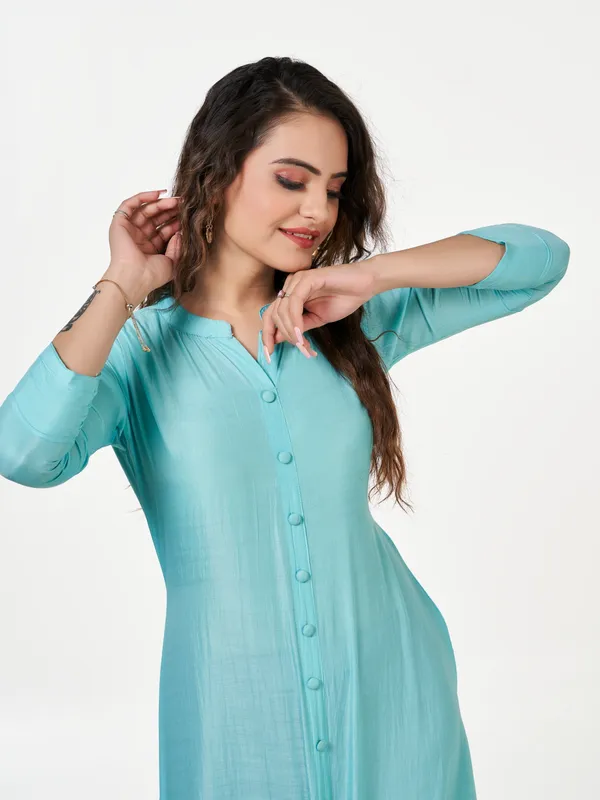 Bottle_Green_Parampara_Kurti_For_Women