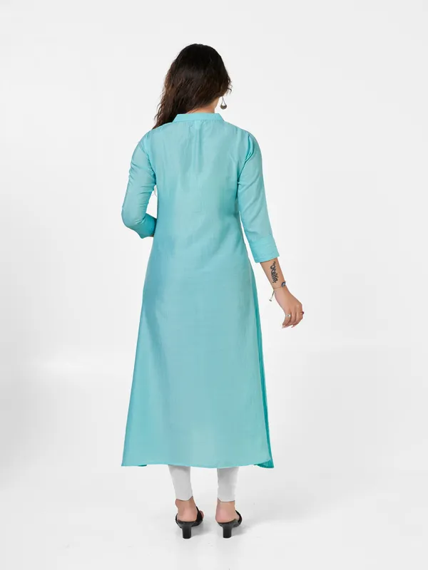 Bottle_Green_Parampara_Kurti_For_Women