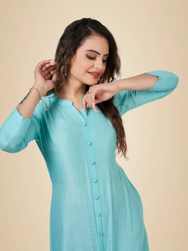 Bottle_Green_Parampara_Kurti_For_Women