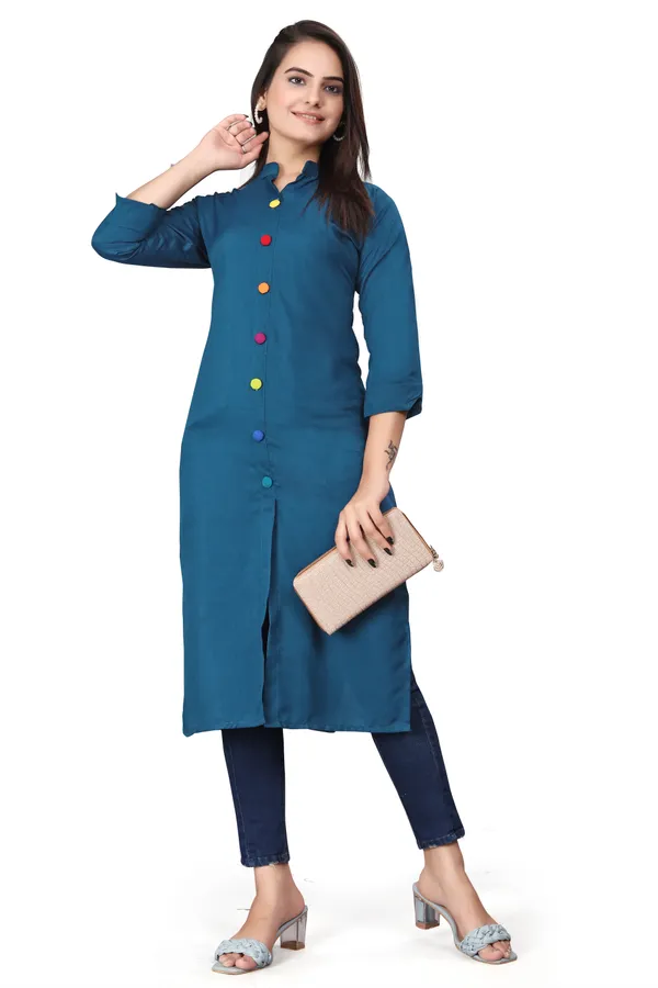 Rama_Cotton_Blend_Kurti_For_Women