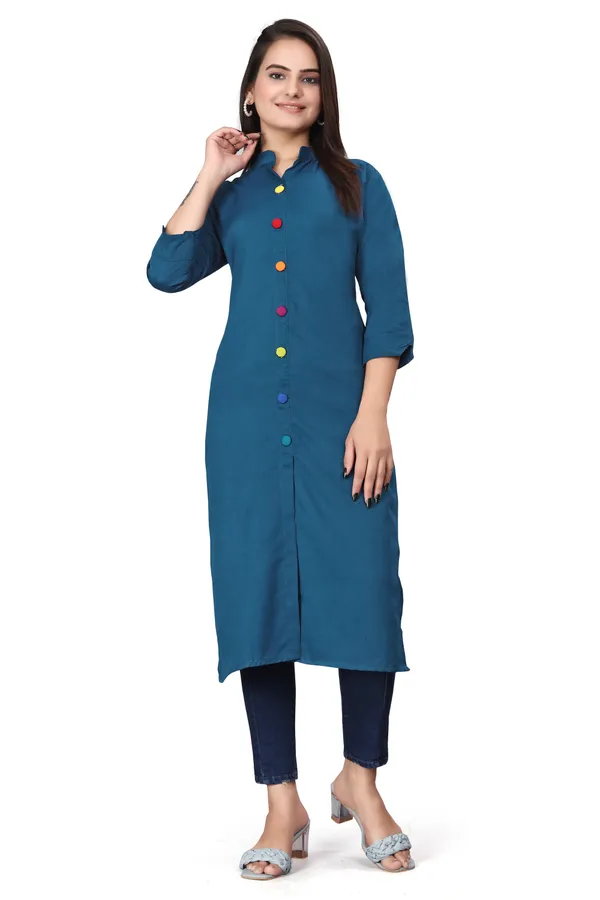 Rama_Cotton_Blend_Kurti_For_Women
