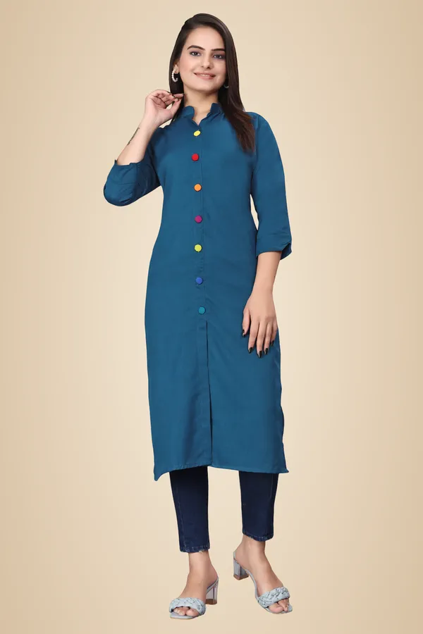 Rama_Cotton_Blend_Kurti_For_Women