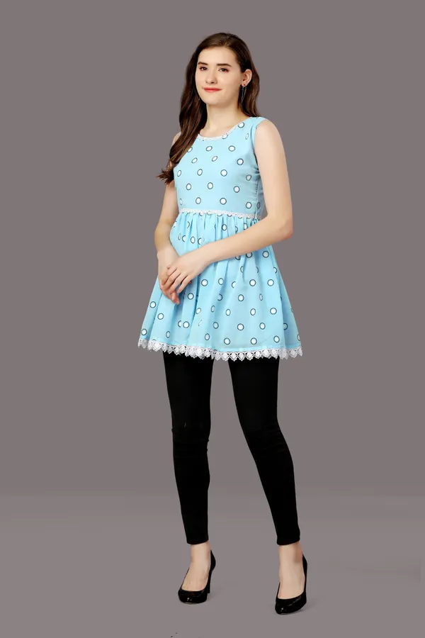 Sky_Blue_Georgette_Top_For_Women