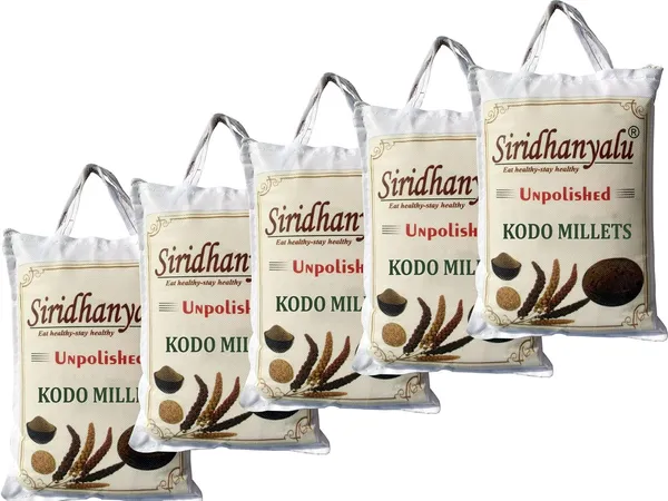 Unpolished_And_Organic_Kodo_Millets_920Gm_Pack_Of_5,_Gross_Wt_4600Gm)_Organically_Grown_From_Karnataka_New_Tech_Rock-Hard_Vacuumed_Pack