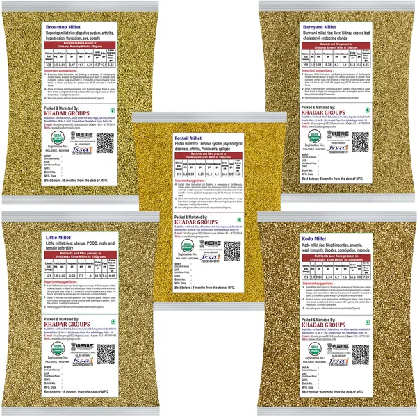 Millets_Rice_Organic_Unpolished_Millet_Combo_Pack_5_Kg_(Gwt.)_[Kodo,_Little,_Foxtail,_Browntop,_Barnyard_Each_920_Grm]_Organically_Grown_From_Karnataka_New_Tech_Rock-Hard_Vacuumed_Pack