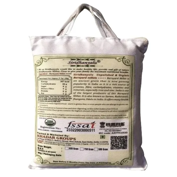 Unpolished_&_Organic_Barnyard_Millet_|_100%_Natural,_Low_Gi,_Gluten-Free,_Non-Gmo,_High-Fiber,_Calcium_&_Protein_Rich_|_Cooks_In_15Mins_|_Varagu/Arikelu/Hark/Varigu/Kodra_Seeds_(30Kg)
