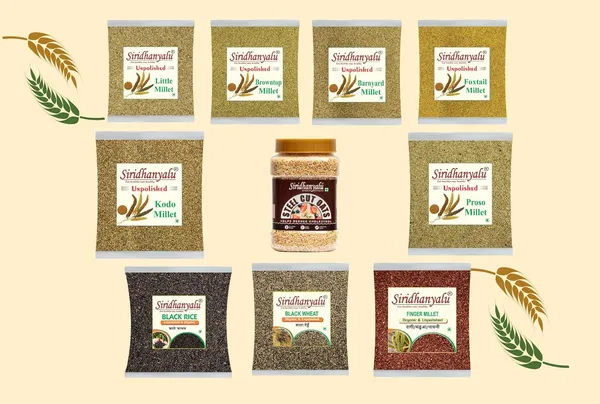 The_Ultimate_Megapack:_Organic_Little_Kodo_Foxtail_Browntop_Barnyard_&_Proso_Millet_Rice_With_Black_Rice,_Black_Wheat,_Finger_Millet,_And_Steel_Cut_Oats_(Pack_Of_10)