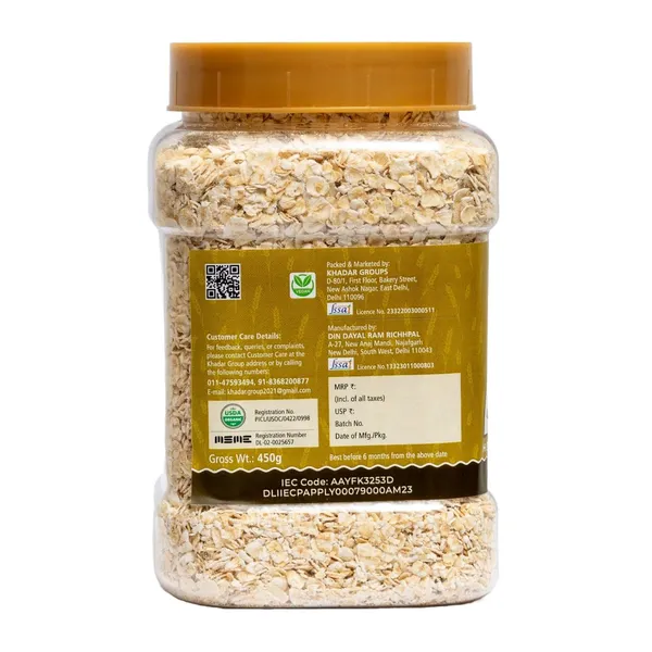 Natural_Instant_Oats_|_High_Fibre,_Gluten_Free,_No_Preservatives,_Vegan_(Pack_Of_2,_450Gm_Each)