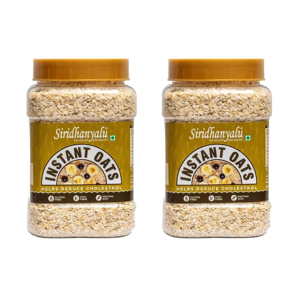 Natural_Instant_Oats_|_High_Fibre,_Gluten_Free,_No_Preservatives,_Vegan_(Pack_Of_2,_450Gm_Each)