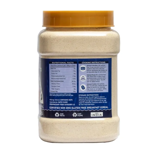 Combo_450Gm_Instant_Oats_+_900G_Oats_Flour_|_High_Fibre,_Gluten_Free,_No_Preservatives,_Vegan_(Pack_Of_2)