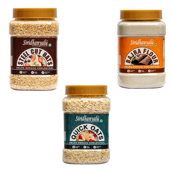 Combo_1Kg_Steel_Cut_Oats_+_450Gm_Quick_Oats_+_1Kg_Bajra_Flour_Pack_Of_3_|_High_Fibre,_Gluten_Free,_No_Preservatives,_Vegan_(Pack_Of_3)