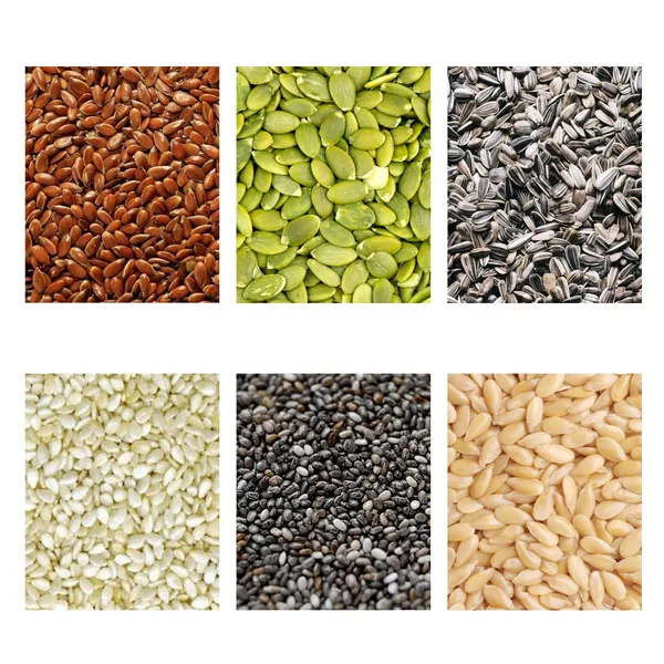 Healthy_Raw_Seeds_Combo_For_Eating_Pack_Of_6_Each_150_Gram,_Flax_Seed,_Pumpkin_Seeds,_Sunflower_Seeds,_Sesame_Seeds,_Chia_Seeds,_Watermelon_Seeds_(900_G,_Pack_Of_6),_Gwt:._1Kg