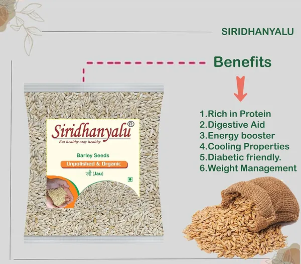 Barley,_Jao,_Jou_A_Versatile_Grain_Known_For_Its_Nutritional_Benefits,_Comes_In_Organic_Barley_Vacuumed_Pack._Used_In_Barley_Waters_And_Barley_Rice,_It'S_Appreciated_For_Its_Whole-Grain_Goodness._Barley_Is_Valued_For_Its_Affordability,_With_Prices_Net_Quantity:-450Gm_Gwt:-0.5_Kg_|Jau_|_100%_Organic_|_Barley_Grains_|_High_Fiber_|_Nutrient-Rich_|_Perfect_For_Health_Boost