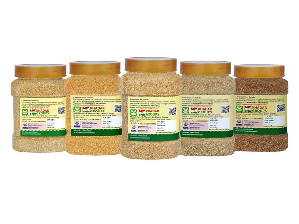 Instant_Cook_Little_Kodo_Browntop_Barnyard_&_Foxtail_Unpolished_And_Organic_5_Positive_Millets-Punjabi_(Gwt._3000Gm)_Vacuumed_Pack