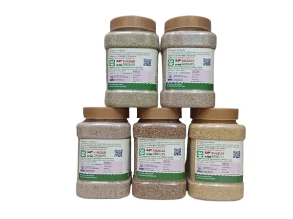 Unpolished_Natural_Millet_5_T_Pes_Of_Organic_Millets_Rice_(Kodo,_Little,_Barnyard,_Foxtail_And_Proso_700Gm_Each)_(Gwt._4000Gm)_New_Tech_Rock-Hard_Vacuumed_Pack
