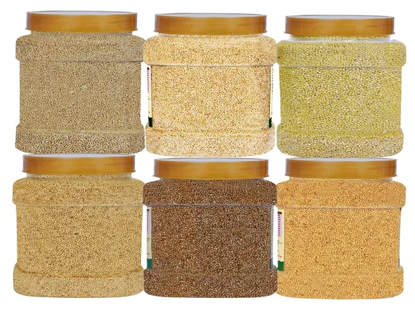 Unpolished_Natural_Millet_6_Types_Of_Organic_Millets_Rice_Little_Kodo_Browntop_Barnyard,_Foxtail_&_Proso_(Gwt._6000_Gm)_New_Tech_Rock-Hard_Vacuumed_Pack
