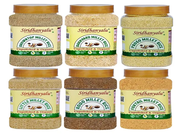 Unpolished_Natural_Millet_6_Types_Of_Organic_Millets_Rice_Little_Kodo_Browntop_Barnyard,_Foxtail_&_Proso_(Gwt._6000_Gm)_New_Tech_Rock-Hard_Vacuumed_Pack