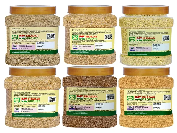 Unpolished_Natural_Millet_6_Types_Of_Organic_Millets_Rice_Little_Kodo_Browntop_Barnyard,_Foxtail_&_Proso_(Gwt._6000_Gm)_New_Tech_Rock-Hard_Vacuumed_Pack