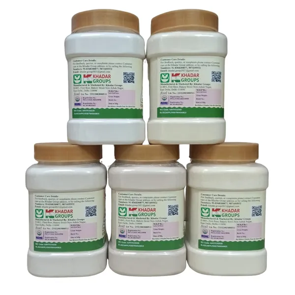 Unpolished_&_Organic_Millet_Flour_Combo_-_Kodo,_Little,_Foxtail,_Proso,_Barnyard_Millets_Atta_(Powder)_Pack_Of_5_Nwt._(2500)_Gwt._3000_Gm_New_Tech_Rock-Hard_Vacuumed_Pack