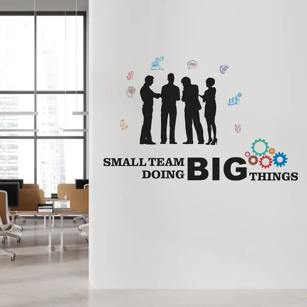 Small_Team_Doing_Big_Things_Office_Inspirational_Motivational_Quotes_Wall_Sticker