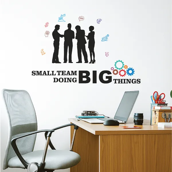Small_Team_Doing_Big_Things_Office_Inspirational_Motivational_Quotes_Wall_Sticker