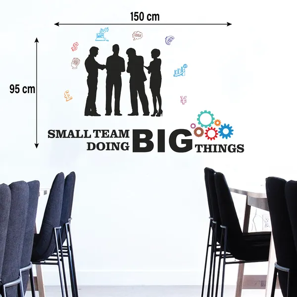 Small_Team_Doing_Big_Things_Office_Inspirational_Motivational_Quotes_Wall_Sticker