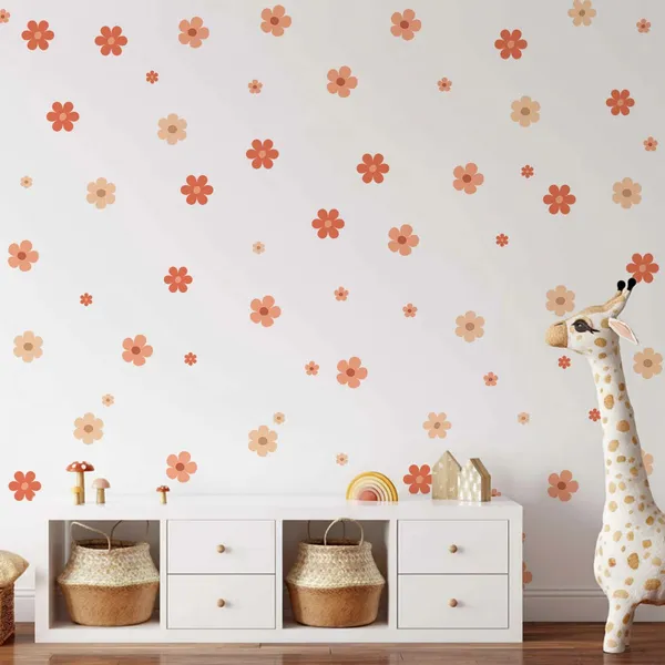 Pastel_Flower_Wall_Stickers_for_Kids_Room_|_Removable_Daisy_Wall_Decals_for_Nursery,_Baby_Room_&_Girls_Bedroom_Decor