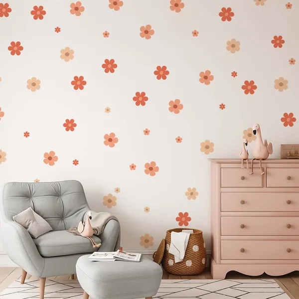 Pastel_Flower_Wall_Stickers_for_Kids_Room_|_Removable_Daisy_Wall_Decals_for_Nursery,_Baby_Room_&_Girls_Bedroom_Decor
