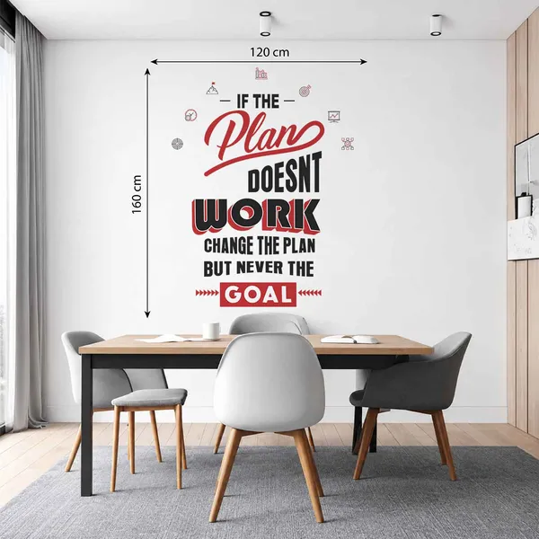 Change_The_Plan,_Never_The_Goal__Motivational_Quote_Office_Wall_Sticker|Premium_Large_-_160_cm_X_120_cm