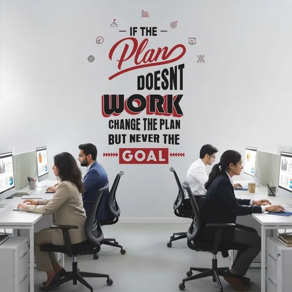 Change_The_Plan,_Never_The_Goal__Motivational_Quote_Office_Wall_Sticker|Premium_Large_-_160_cm_X_120_cm